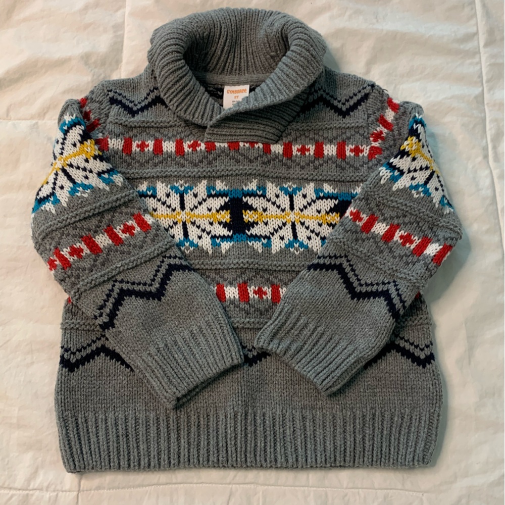 GYMBOREE Holiday Snowflake Sweater. Size 2T.